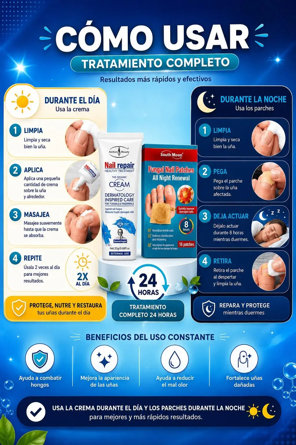 Recupera Tus Uñas Sanas con el Kit Antihongos Completo