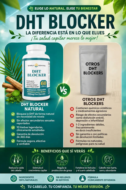 Compra DHT Blocker y llévate una Mascarilla Fino GRATIS! 🎁