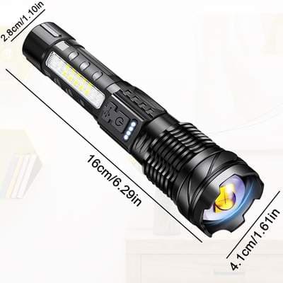 🎯Linterna Táctica Recargable Titanium 🔦