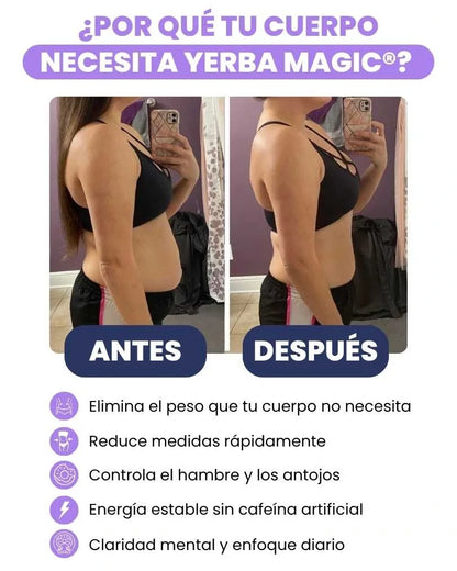 Yerba Magic ✨ 60 Cápsulas para Potenciar tu Energía Natural y Bienestar