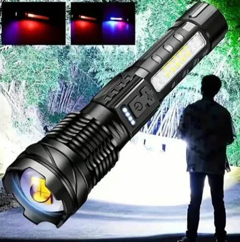 🎯Linterna Táctica Recargable Titanium 🔦
