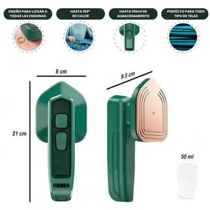 🚨 NUEVA EDICIÓN PRO – MINI PLANCHA DE VAPOR COMPACTA Y POTENTE