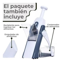 Cortador de Verduras Premium con Palanca Profesional y Cuchillas de Acero Inoxidable