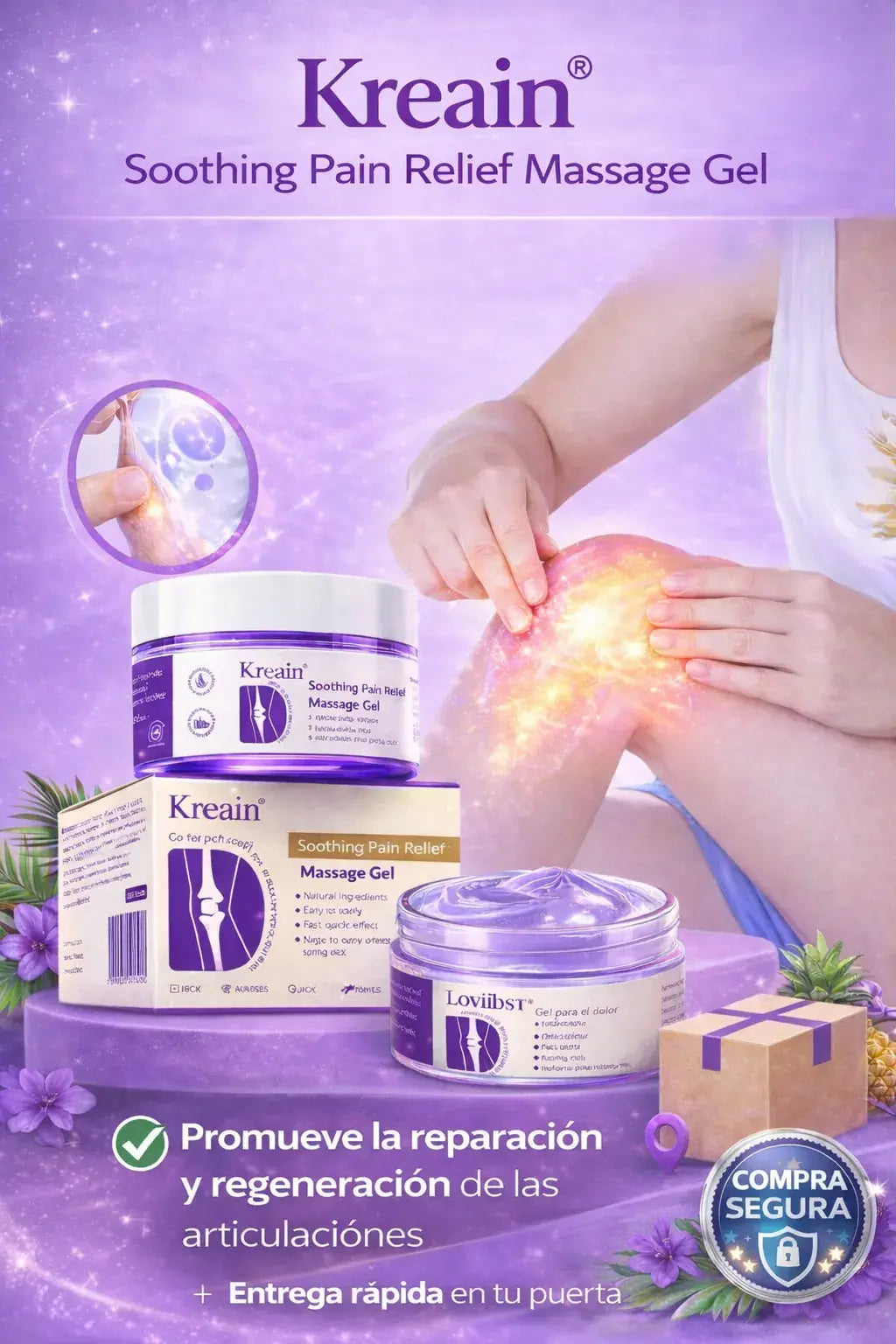 KreainFlex® – Gel Articular de Alivio Inmediato 🍃✨