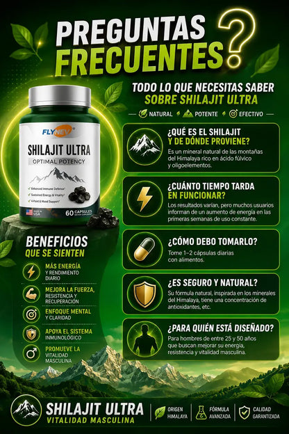 Shilajith Ultra- Recupera tu potencial natural