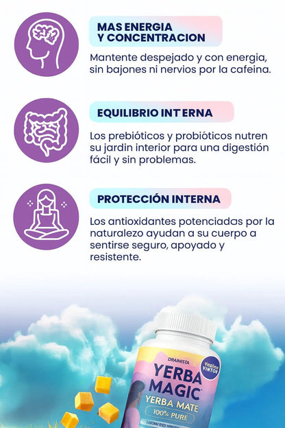 Yerba Magic ✨ 60 Cápsulas para Potenciar tu Energía Natural y Bienestar