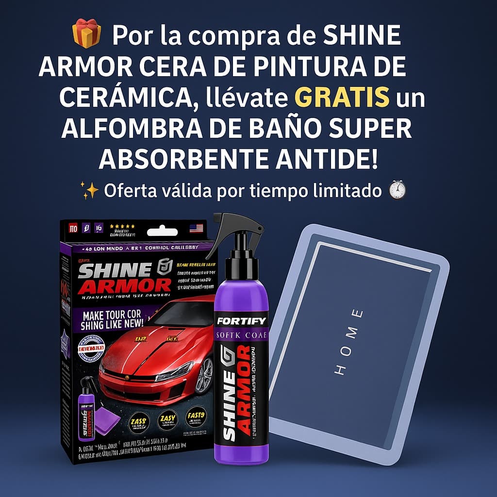 🎁Compra el UltraShine Cerámico™ y recibe una Alfombra De Baño Super Absorbentel ¡GRATIS!🛡️