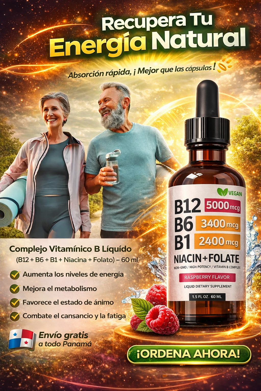 Complejo Vitamínico B 5 en 1 - recupérate desde adentro