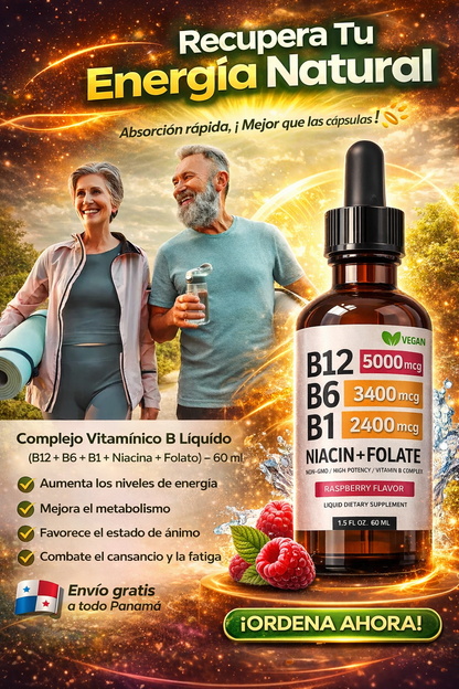 Complejo Vitamínico B 5 en 1 - recupérate desde adentro