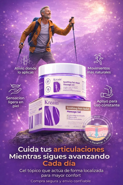KreainFlex® – Gel Articular de Alivio Inmediato 🍃✨