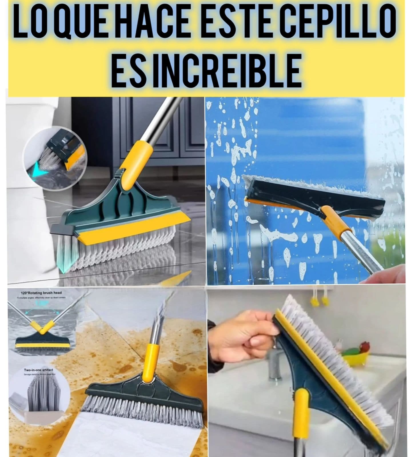 Escoba de Limpieza 3 en 1- Envió totalmente gratis 🎁