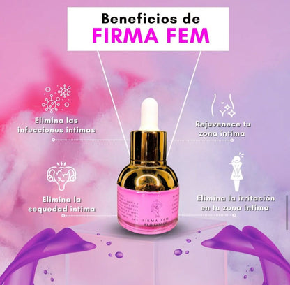 👩🌸Firma Fem- Reafirmante de Zona V Lujo y Cuidado Íntimo en su Máxima Expresión 💖