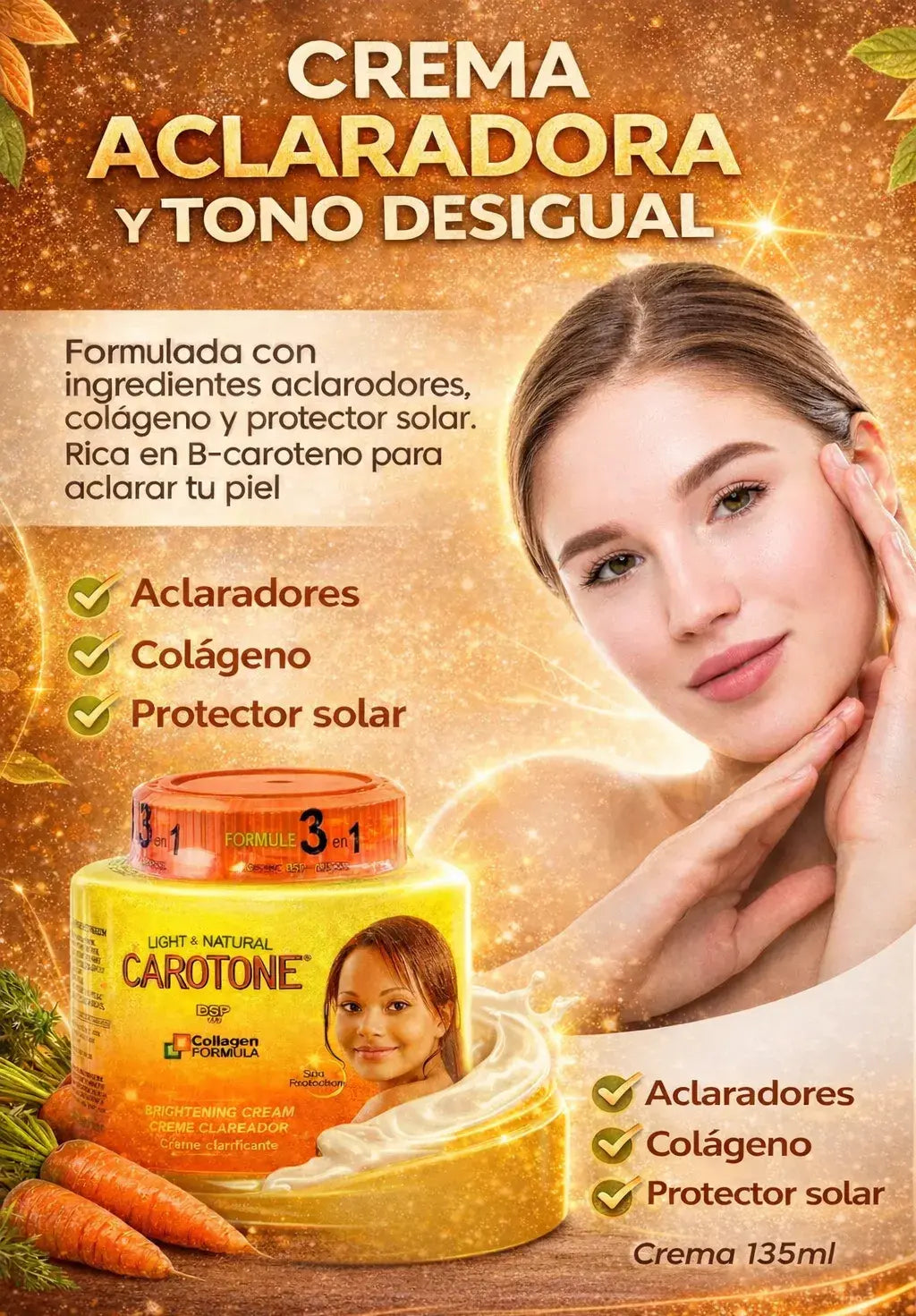 Transforma tu piel con la potencia de Carotone DSP10 🧴