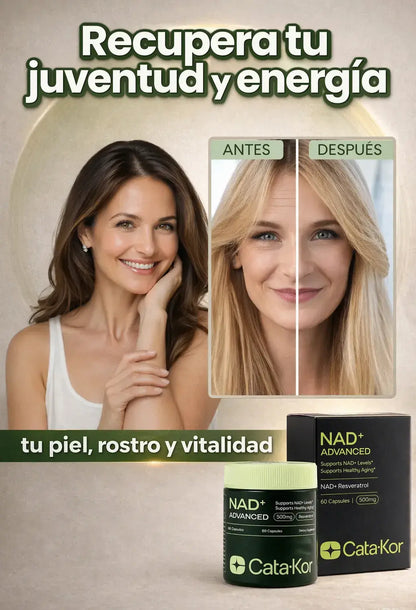 NAD+ Vital® Advanced - Recupera Tu Vitalidad y Juventud de Manera Natural