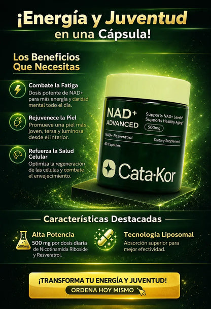 NAD+ Vital® Advanced - Recupera Tu Vitalidad y Juventud de Manera Natural