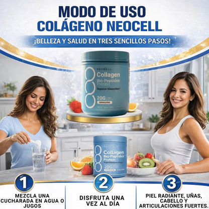 Colágeno NeoCell® Reafirma tu piel y fortalece tu cabello, uñas y articulaciones