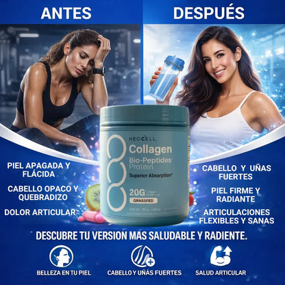 Colágeno NeoCell® Reafirma tu piel y fortalece tu cabello, uñas y articulaciones