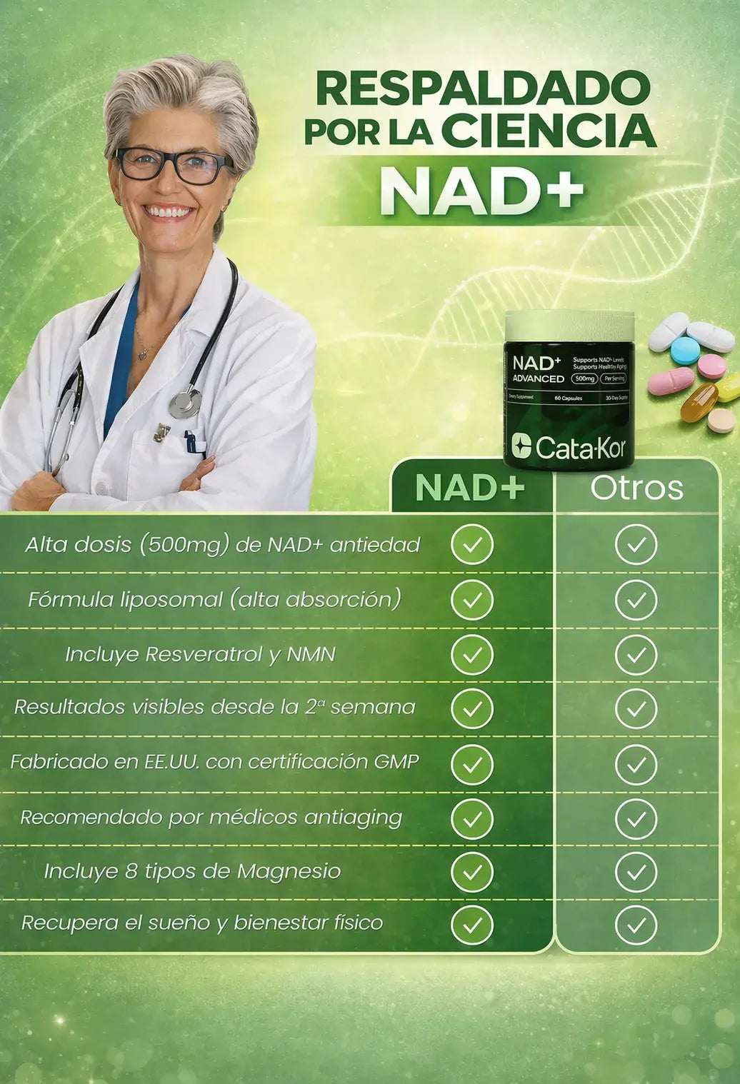 NAD+ Vital® Advanced - Recupera Tu Vitalidad y Juventud de Manera Natural