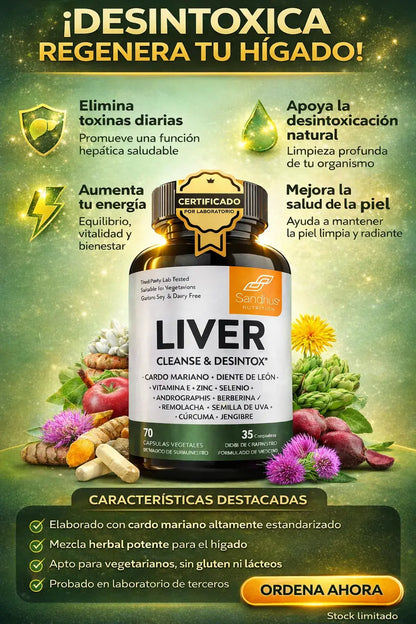 Liver Cleanse®: Limpia y fortalece tu hígado de forma natural desde hoy