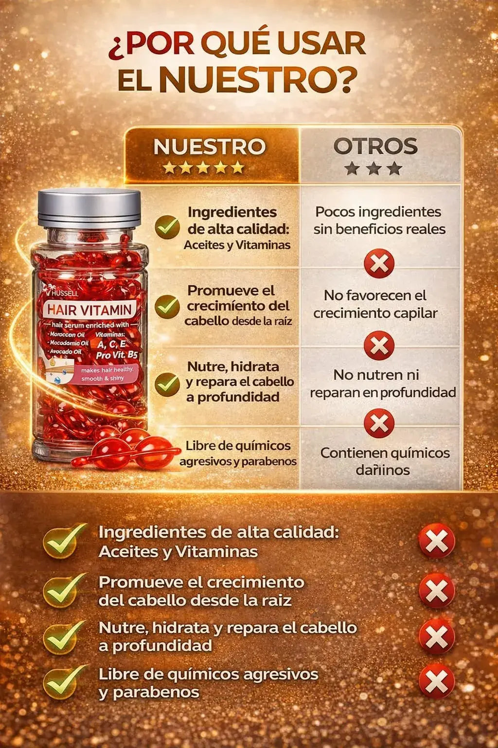 ✨Hair Vitamin – Repara,Nutre y Devuelve la Vida a tu Cabello