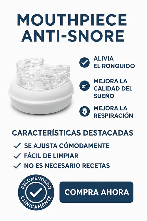 ✨ Férula Dental Premium 3 en 1: Anti Ronquidos + Anti Bruxismo + Alineación Dental ✨