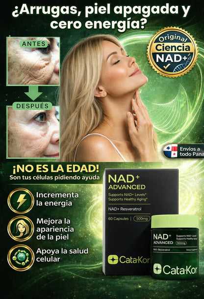 NAD+ Vital® Advanced - Recupera Tu Vitalidad y Juventud de Manera Natural