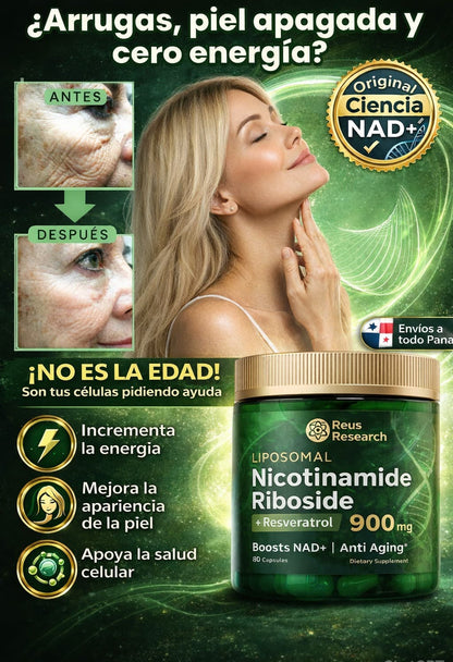 NAD+ Vital™ No Es Magia, Es Energía Celular - Recupera Tu Vitalidad y Juventud Natural