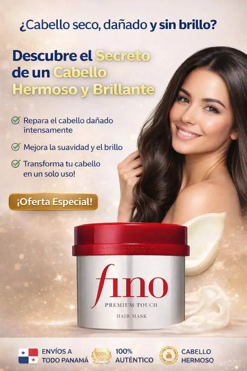 Touch Hair Mask Fino Premium – La Mascarilla Japonesa que Repara, Nutre y Devuelve el Brillo Intenso a tu Cabello