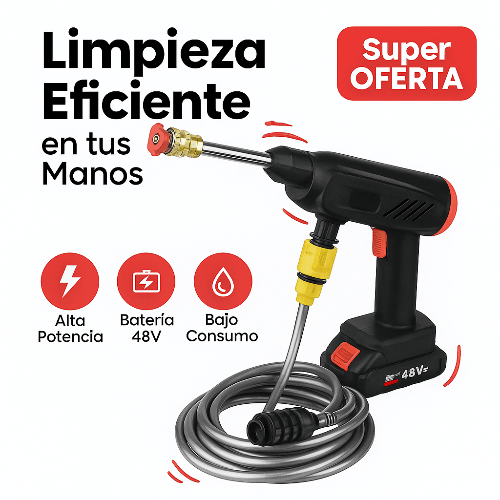 La Hidrolavadora Portátil Que Lo Cambia Todo💦 En Oferta + Envio Gratis