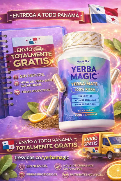 Yerba Magic ✨ 60 Cápsulas para Potenciar tu Energía Natural y Bienestar
