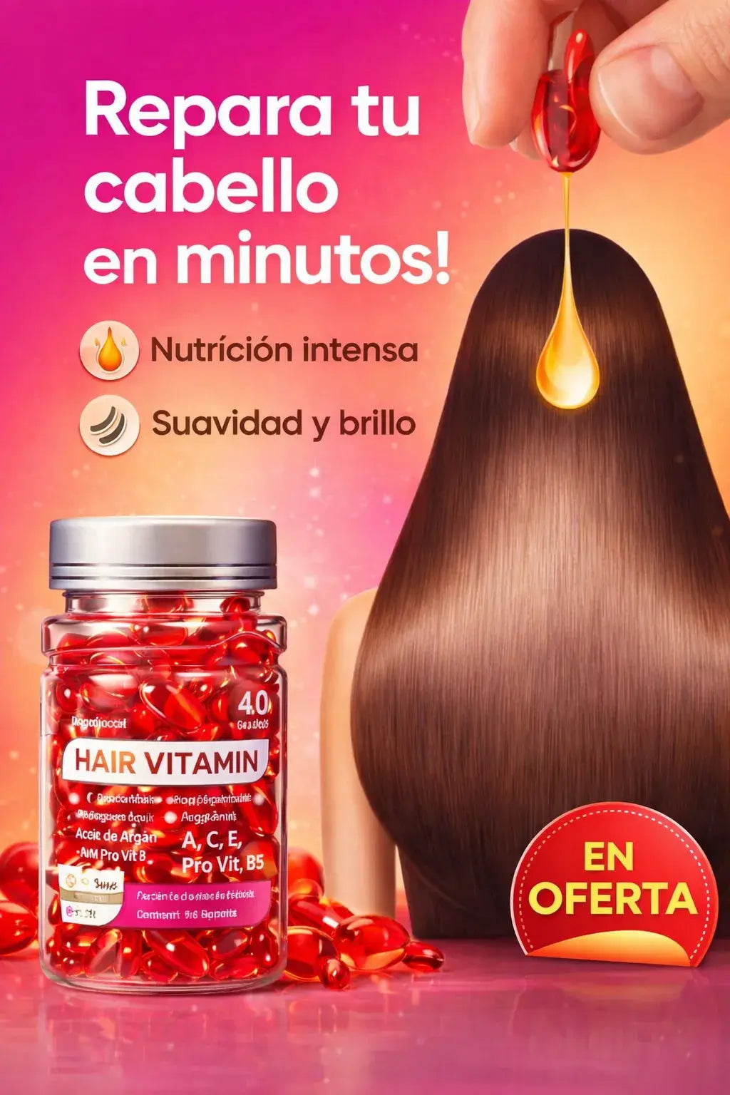 ✨Hair Vitamin – Repara,Nutre y Devuelve la Vida a tu Cabello