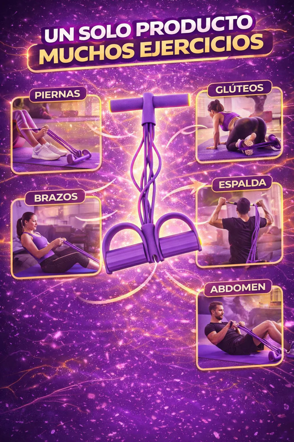 PowerFlex Pro™ Bandas de resistencia elástica para Entrenar todo tu cuerpo