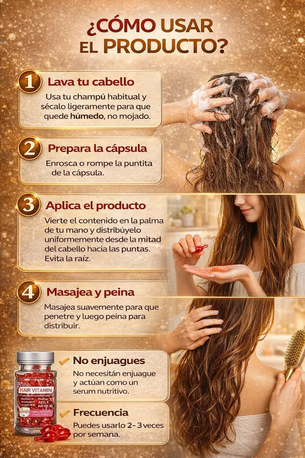 ✨Hair Vitamin – Repara,Nutre y Devuelve la Vida a tu Cabello