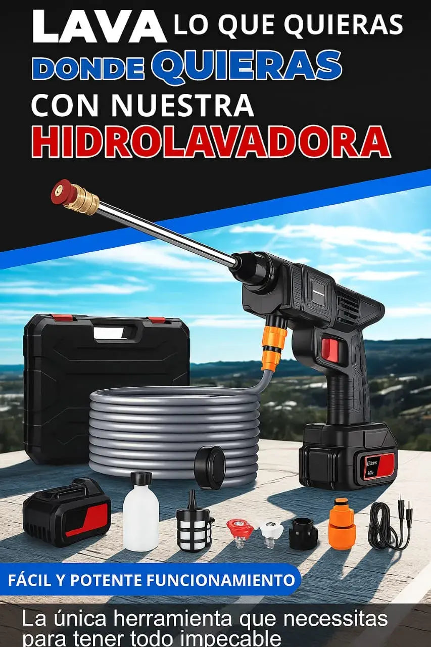 La Hidrolavadora Portátil Que Lo Cambia Todo💦 En Oferta + Envio Gratis