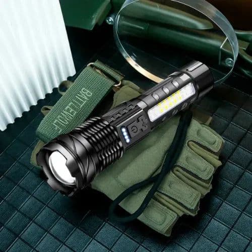 🎯Linterna Táctica Recargable Titanium 🔦