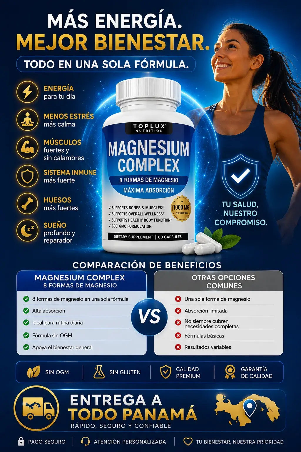 Magnesio Complex-recupera tu energía y bienestar todos los días