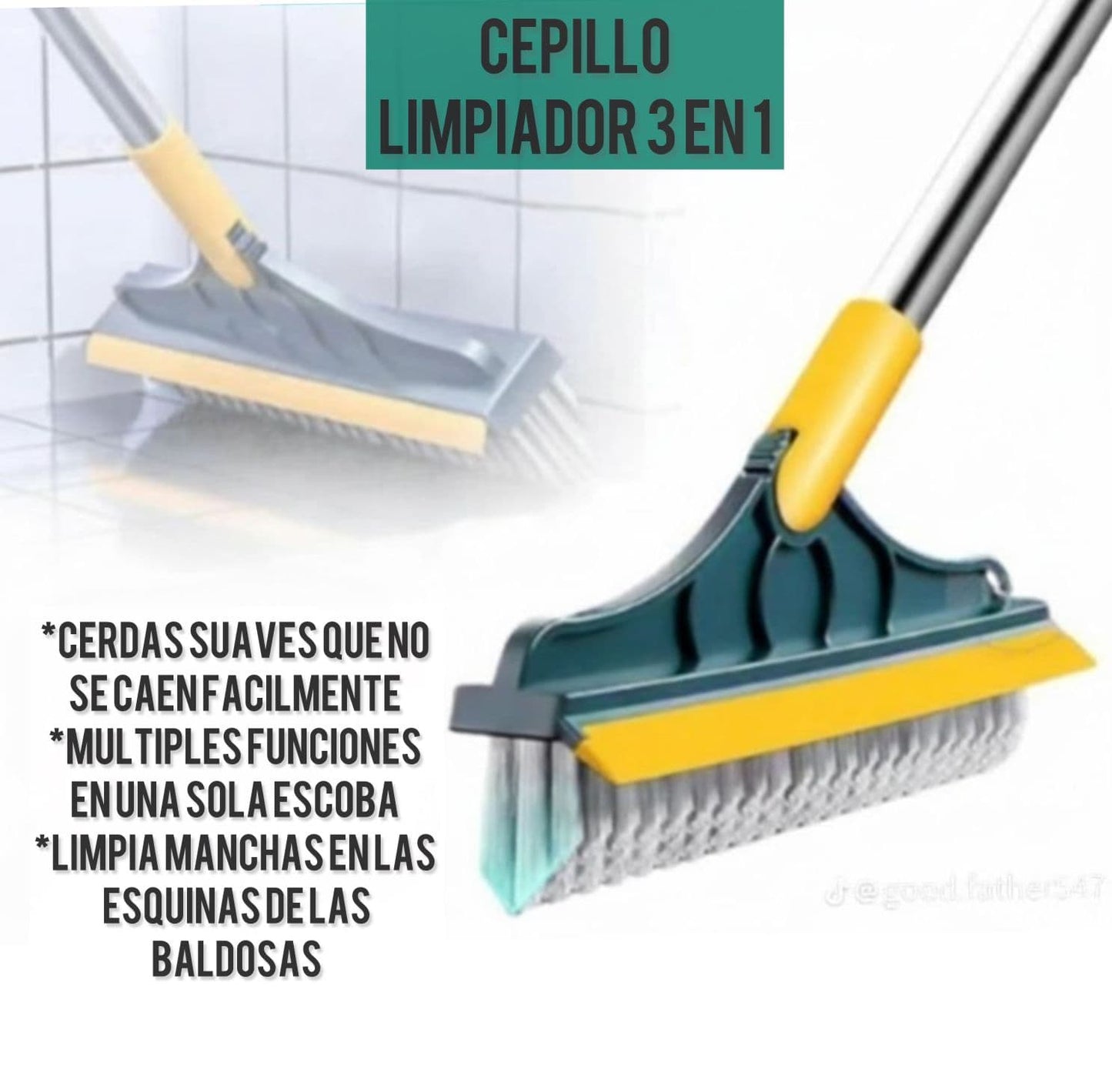 Escoba de Limpieza 3 en 1- Envió totalmente gratis 🎁