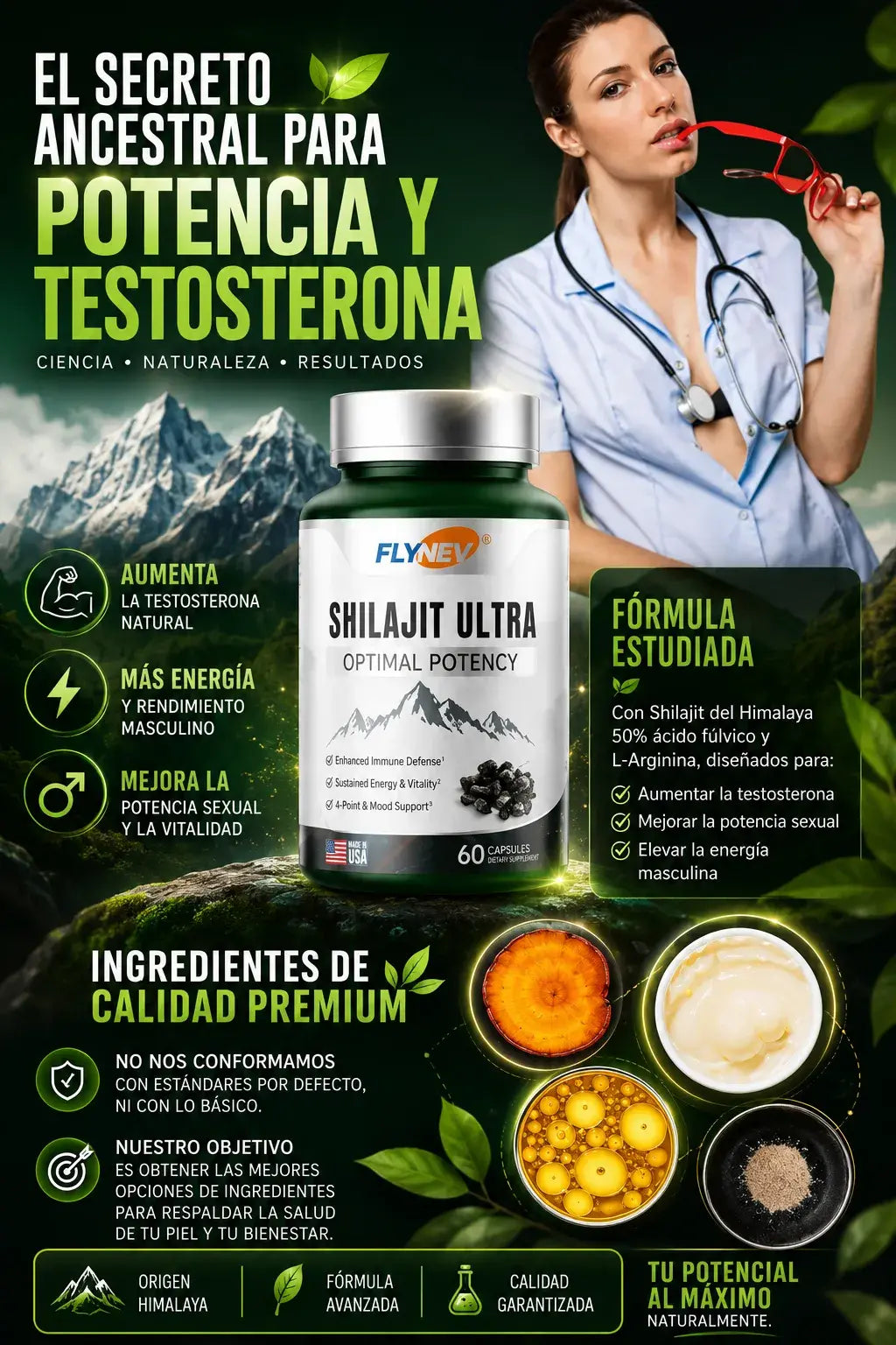 Shilajith Ultra- Recupera tu potencial natural
