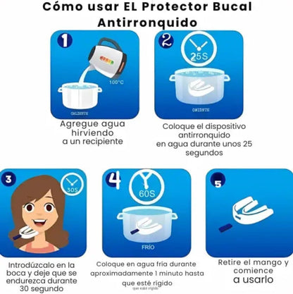 ✨ Férula Dental Premium 3 en 1: Anti Ronquidos + Anti Bruxismo + Alineación Dental ✨