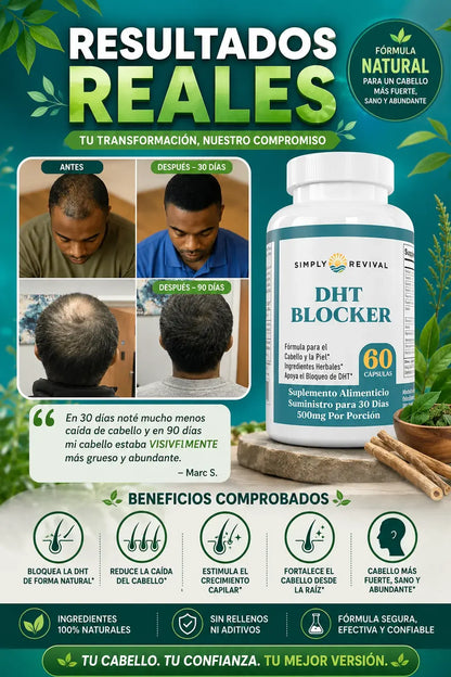 Compra DHT Blocker y llévate una Mascarilla Fino GRATIS! 🎁