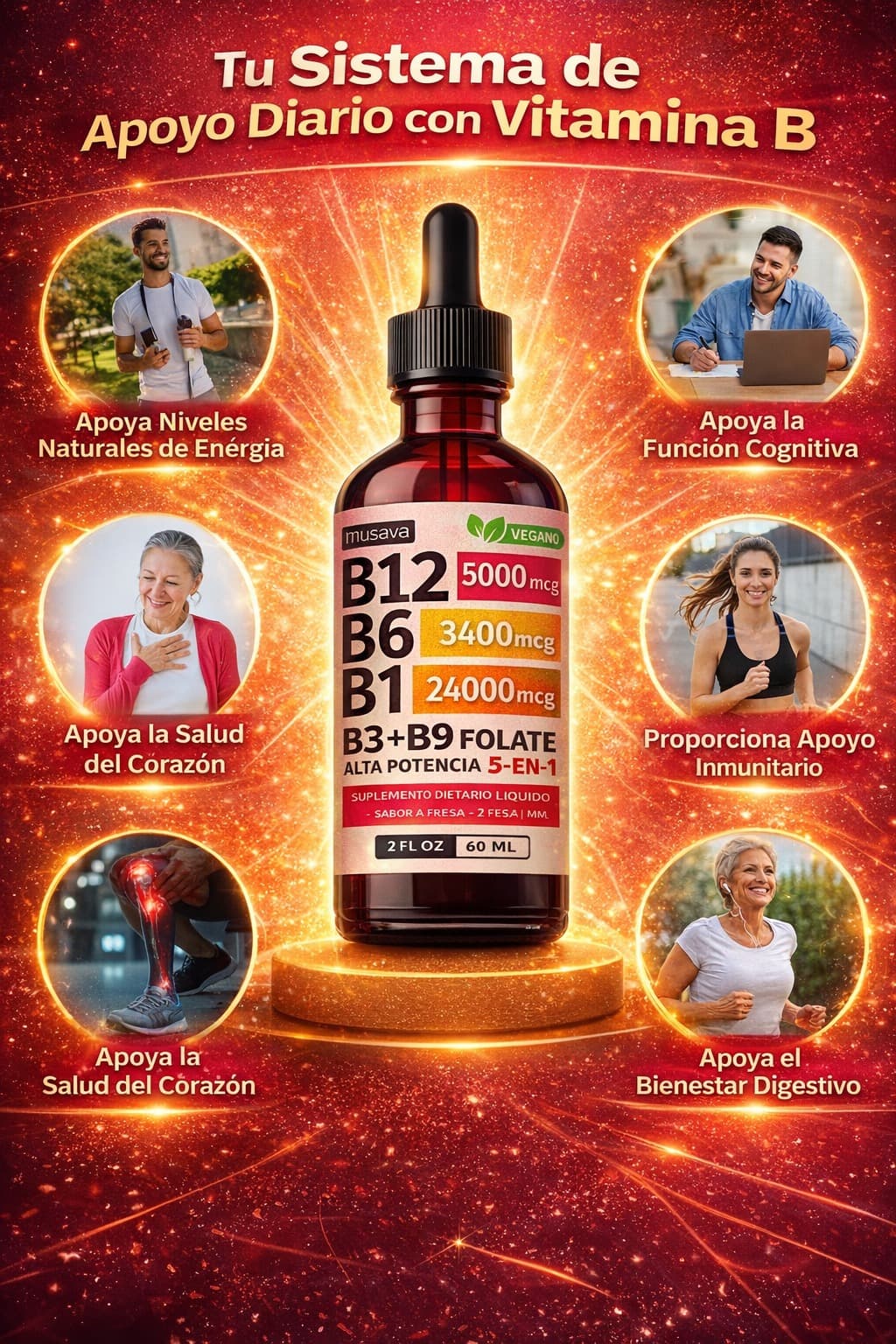 Complejo Vitamínico B 5 en 1 - recupérate desde adentro